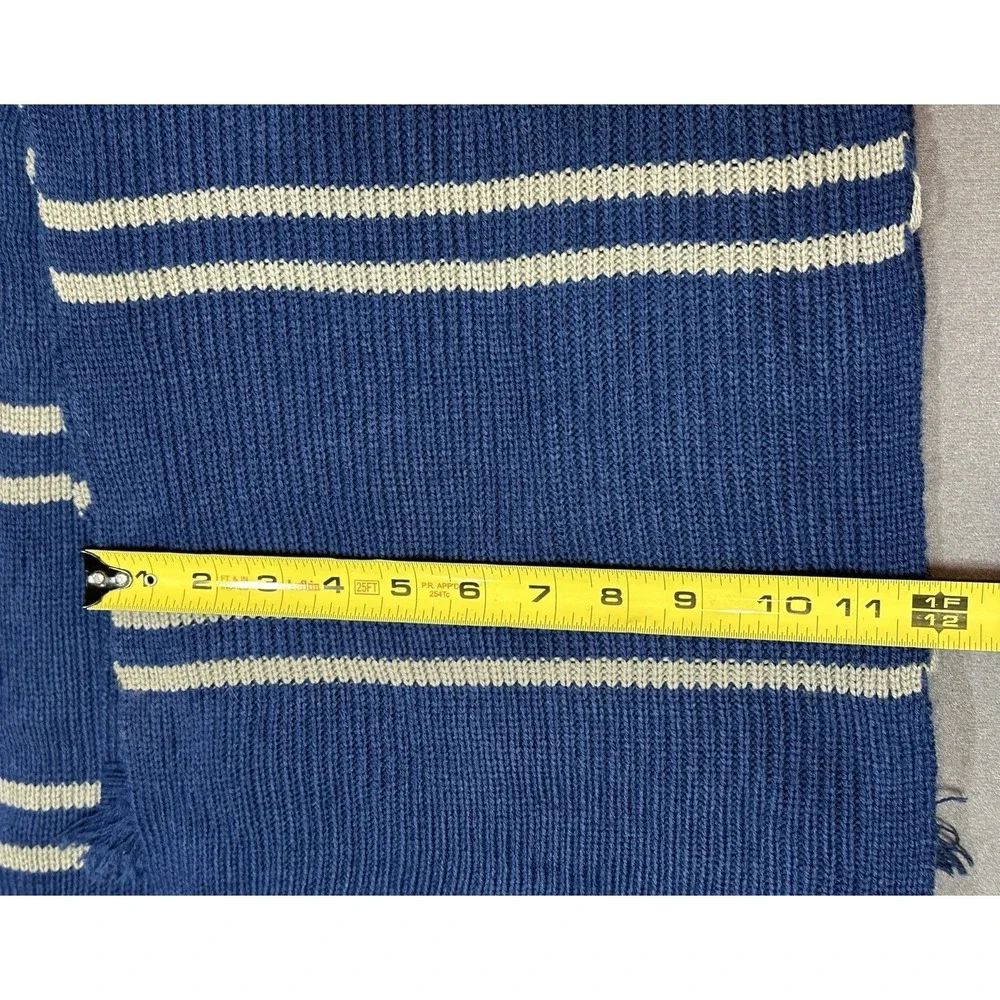 Harry Potter Ravenclaw Scarf Universal Studios Navy and Silver Gray 12